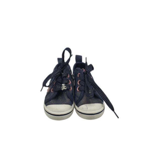 Tenisi copii Lulu 19 , material textil , bleumarin alb - imagine 5