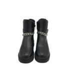 Botine copii Friboo 31 , imitatie piele , material textil , negru - imagine 5