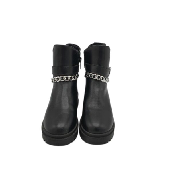 Botine copii Friboo 31 , imitatie piele , material textil , negru - imagine 5