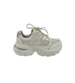 Adidasi dama Stradivarius 38 , imitatie piele , material textil , alb