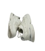 Adidasi dama Stradivarius 38 , imitatie piele , material textil , alb - imagine 4