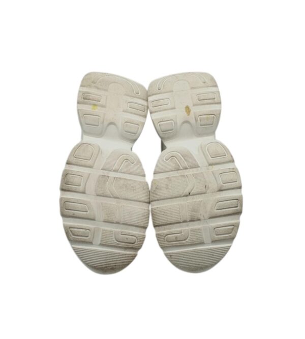 Adidasi dama Stradivarius 38 , imitatie piele , material textil , alb - imagine 3