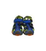 Sandale copii Fashion 26 , material textil , imitatie piele , verde albastru - imagine 5