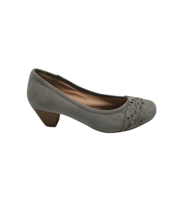 Pantofi dama Street 39 , material textil , gri - imagine 1