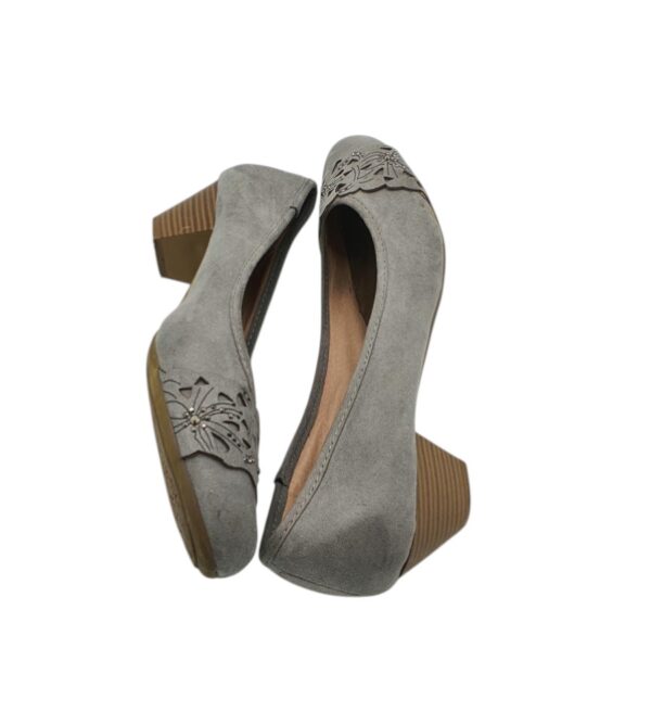 Pantofi dama Street 39 , material textil , gri - imagine 4