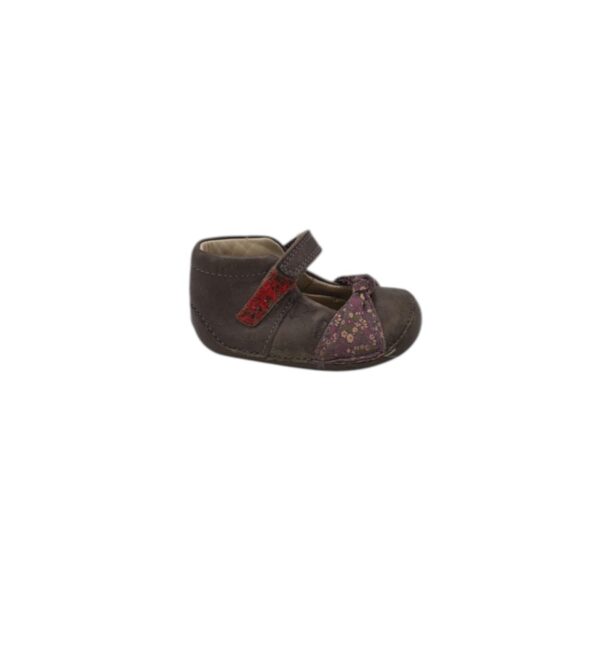 Sandale copii Clarks 18 , piele , mov - imagine 1
