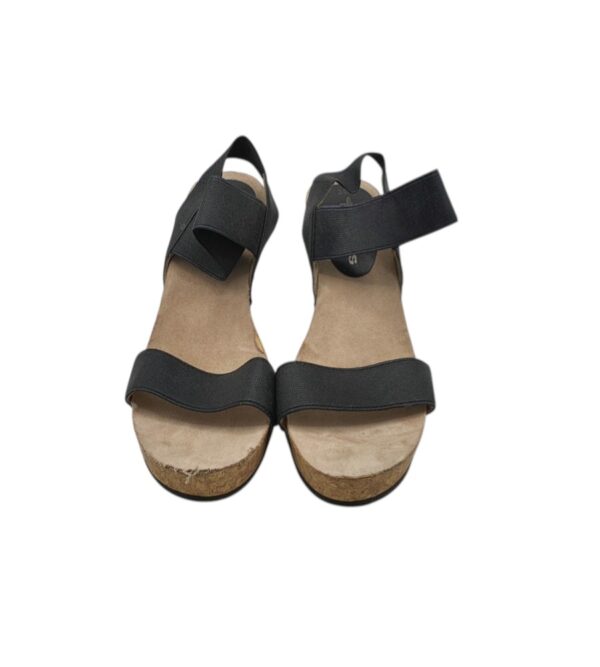 Sandale dama Tamaris 39 , material textil , negru - imagine 3