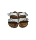 Saboti dama Sommerkind 36 , imitatie piele , argintiu - imagine 4