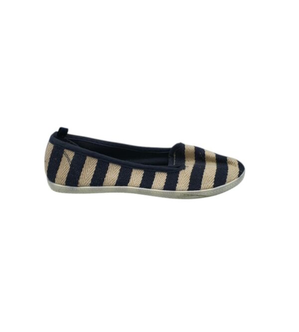 Espadrile dama Atmosphere 37 , material textil , bleumarin crem - imagine 1