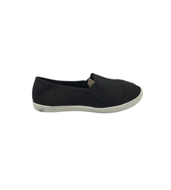Espadrile dama 38 , material textil , negru - imagine 1