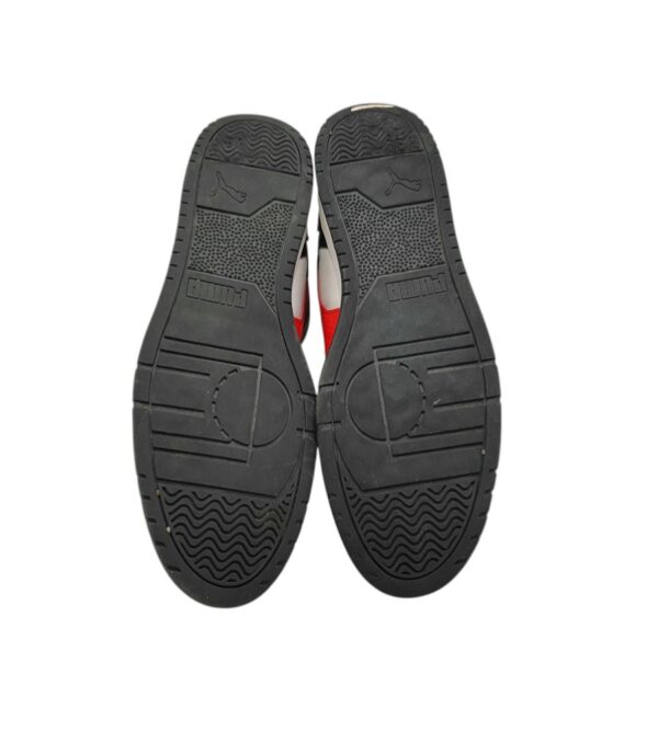 Adidasi barbati Puma 42 , piele , imitatie piele , negru alb rosu - imagine 3