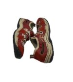 Adidasi dama Rieker 38 , imitatie piele , piele intoarsa , visiniu - imagine 4