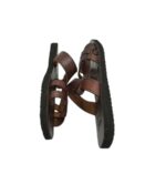 Saboti barbati 42 , piele , imitatie piele , maro - imagine 4