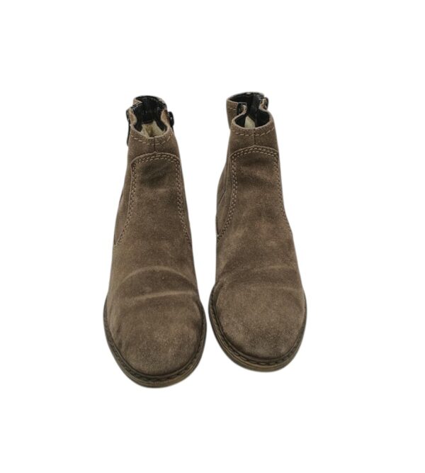 Botine dama Rieker 40 , piele intoarsa , gri - imagine 5