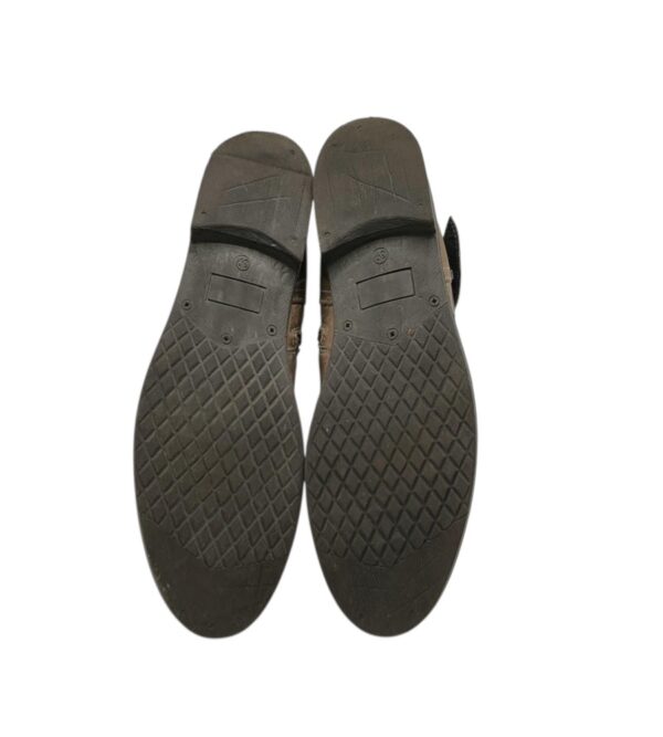 Botine dama Peckott 39 , piele , maro negru - imagine 3