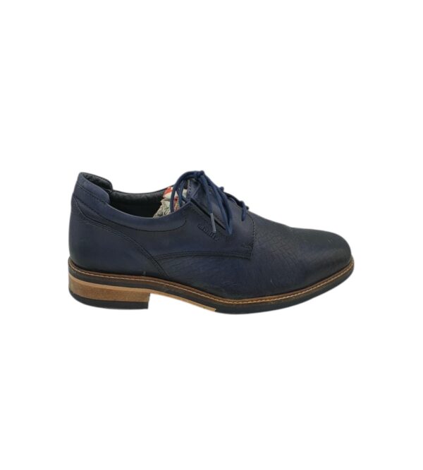 Pantofi barbati Manitu 42 , piele , bleumarin - imagine 1