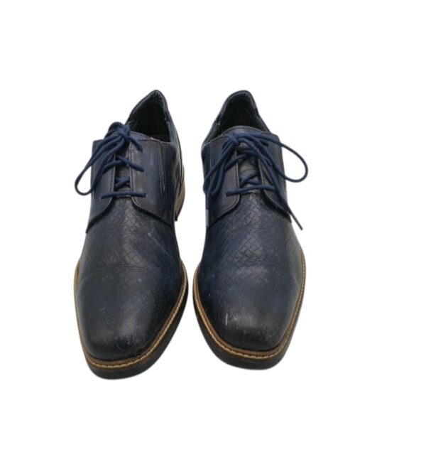 Pantofi barbati Manitu 42 , piele , bleumarin - imagine 5