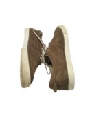 Adidasi barbati M&S 42 , piele intoarsa , maro - imagine 4