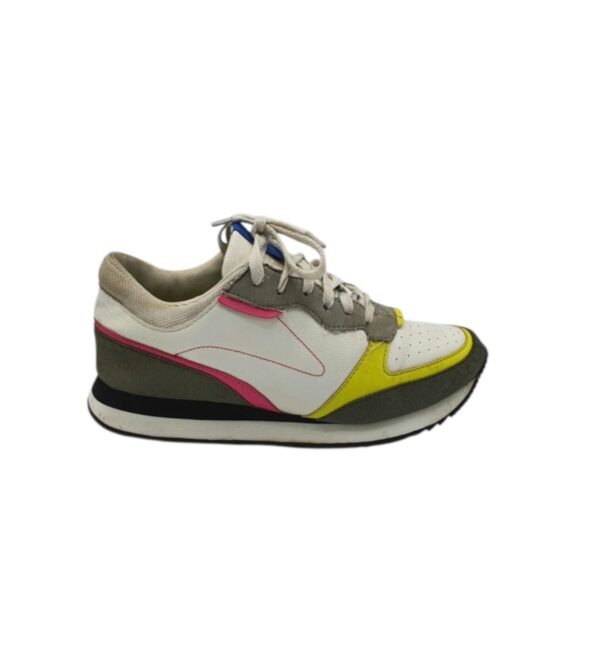 Adidasi dama Next 40 , imitatie piele , alb gri - imagine 1