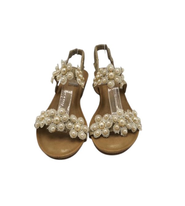 Sandale dama 38 , imitatie piele , maro - imagine 4