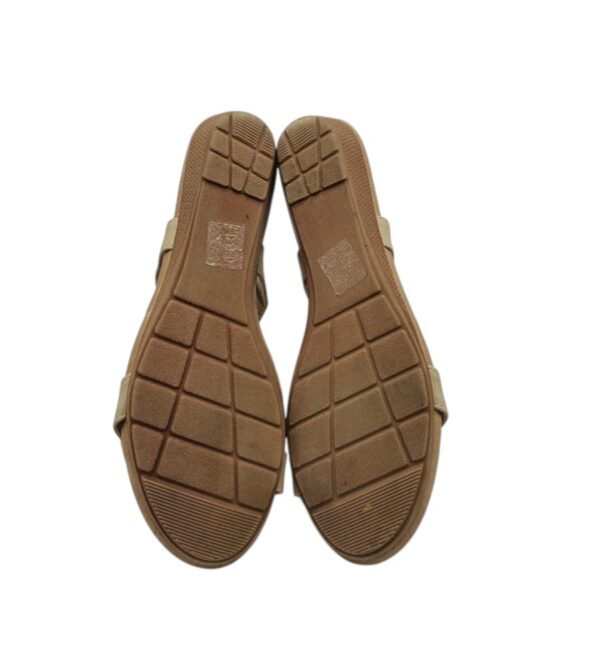 Sandale dama 38 , imitatie piele , maro - imagine 5