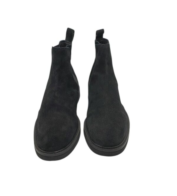 Ghete barbati Zign 38 , piele intoarsa , material textil , negru - imagine 5