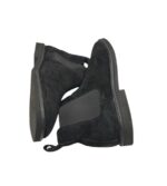 Ghete barbati Zign 38 , piele intoarsa , material textil , negru - imagine 4