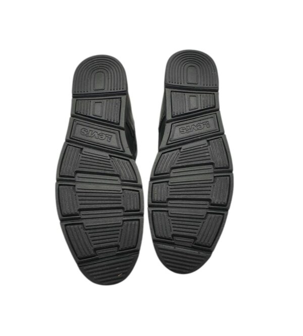 Ghete barbati Levi's 42 , piele , piele intoarsa , negru - imagine 3
