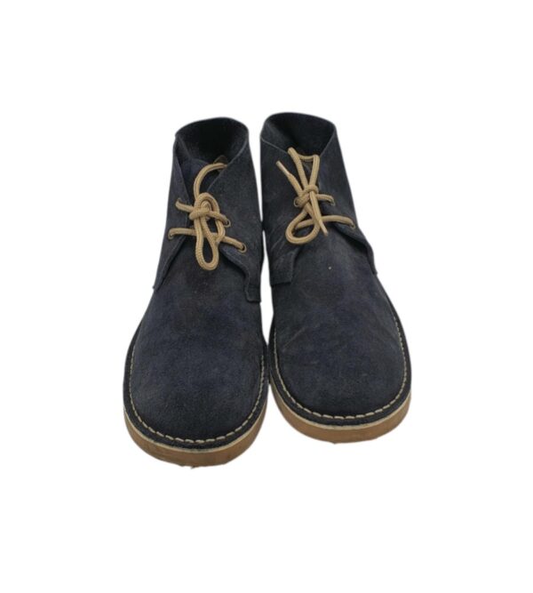 Ghete barbati 45 , piele intoarsa , negru - imagine 5