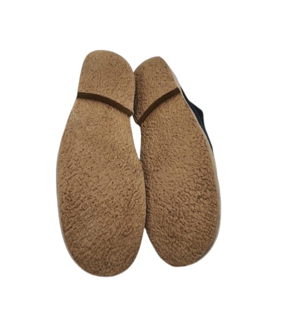 Ghete barbati 45 , piele intoarsa , negru - imagine 3