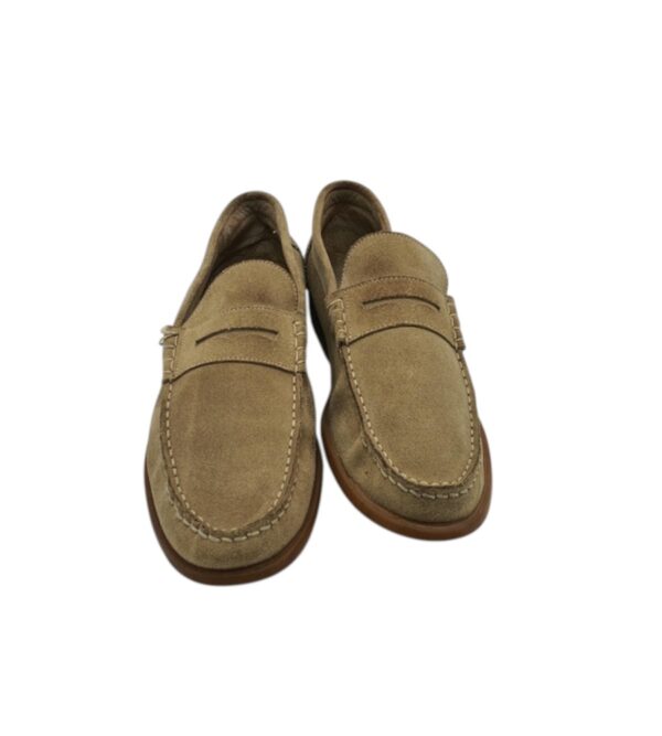 Mocasini barbati Yello Miles 43 , piele intoarsa , maro - imagine 5