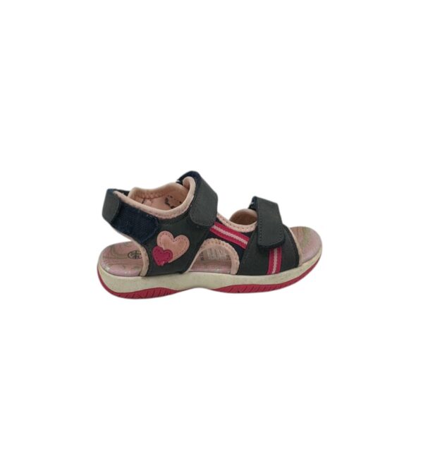 Sandale copii Lupilu 30 , imitatie piele , negru roz - imagine 1