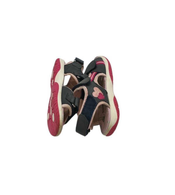 Sandale copii Lupilu 30 , imitatie piele , negru roz - imagine 4