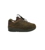 Adidasi unisex 39 , piele intoarsa , material textil , maro