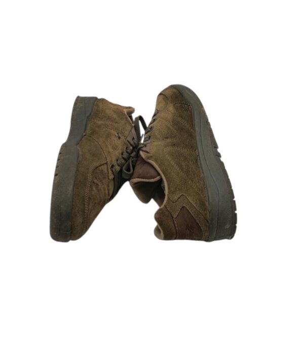 Adidasi unisex 39 , piele intoarsa , material textil , maro - imagine 4