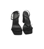 Sandale dama Asos 39 ,material textil , negru - imagine 5