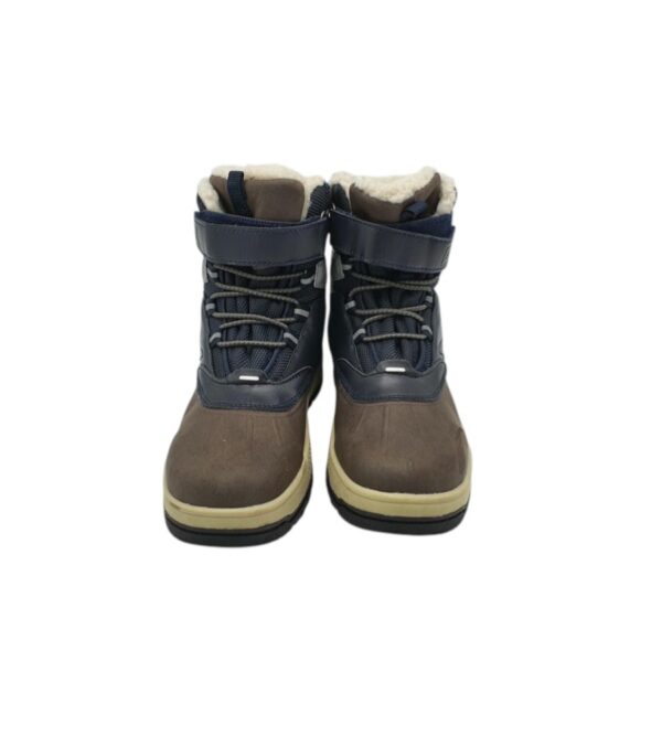 Cizme copii Friboo 32 , imitatie piele , negru maro , imblanite - imagine 5