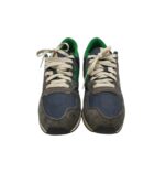 Adidasi barbati New Balance 44 , piele intoarsa , material textil , negru verde - imagine 3