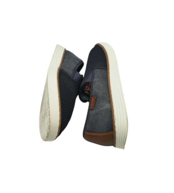 Espadrile barbati Rieker 44 , material textil , bleumarin - imagine 4
