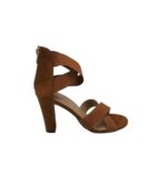 Sandale dama 41 , material textil , maro