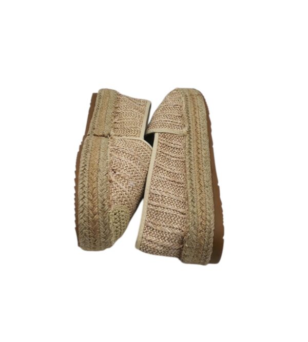 Espadrile dama A&H 40 , material textil , maro - imagine 4