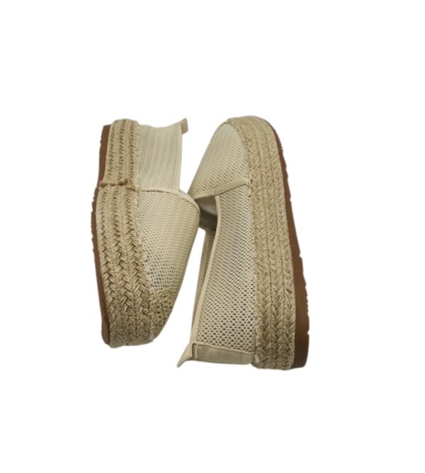 Espadrile dama A&H 40 , material textil , bej - imagine 4