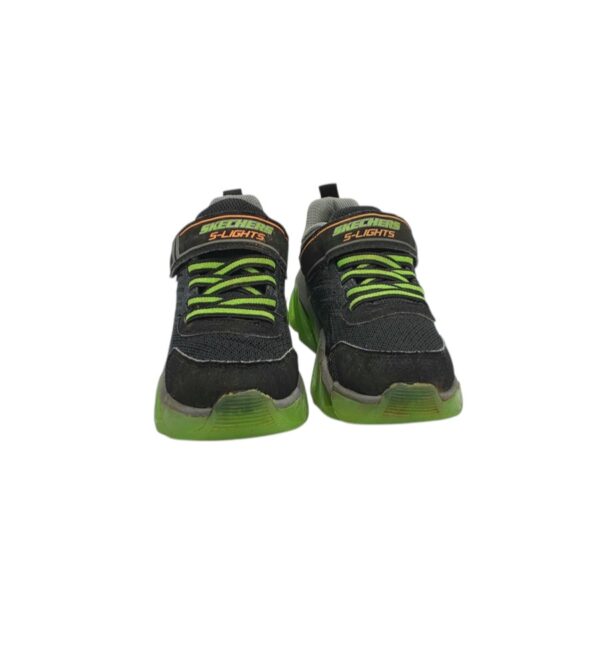 Adidasi copii Skechers 32 , imitatie piele , material textil , gri verde - imagine 5