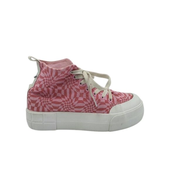 Tenisi dama Primark 39 , material textil , roz alb - imagine 1