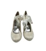 Pantofi dama Monsoon 41 , material textil , alb - imagine 5