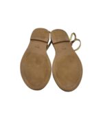 Sandale dama Zara 38 , imitatie piele , auriu maro - imagine 5