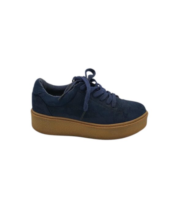 Adidasi dama New Look 38 , material textil , bleumarin - imagine 1