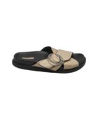 Saboti dama Topshop 39 , imitatie piele , negru bej