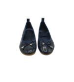 Balerini copii 30 , imitatie piele , bleumarin - imagine 5