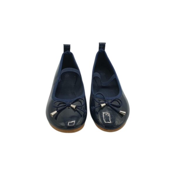 Balerini copii 30 , imitatie piele , bleumarin - imagine 5